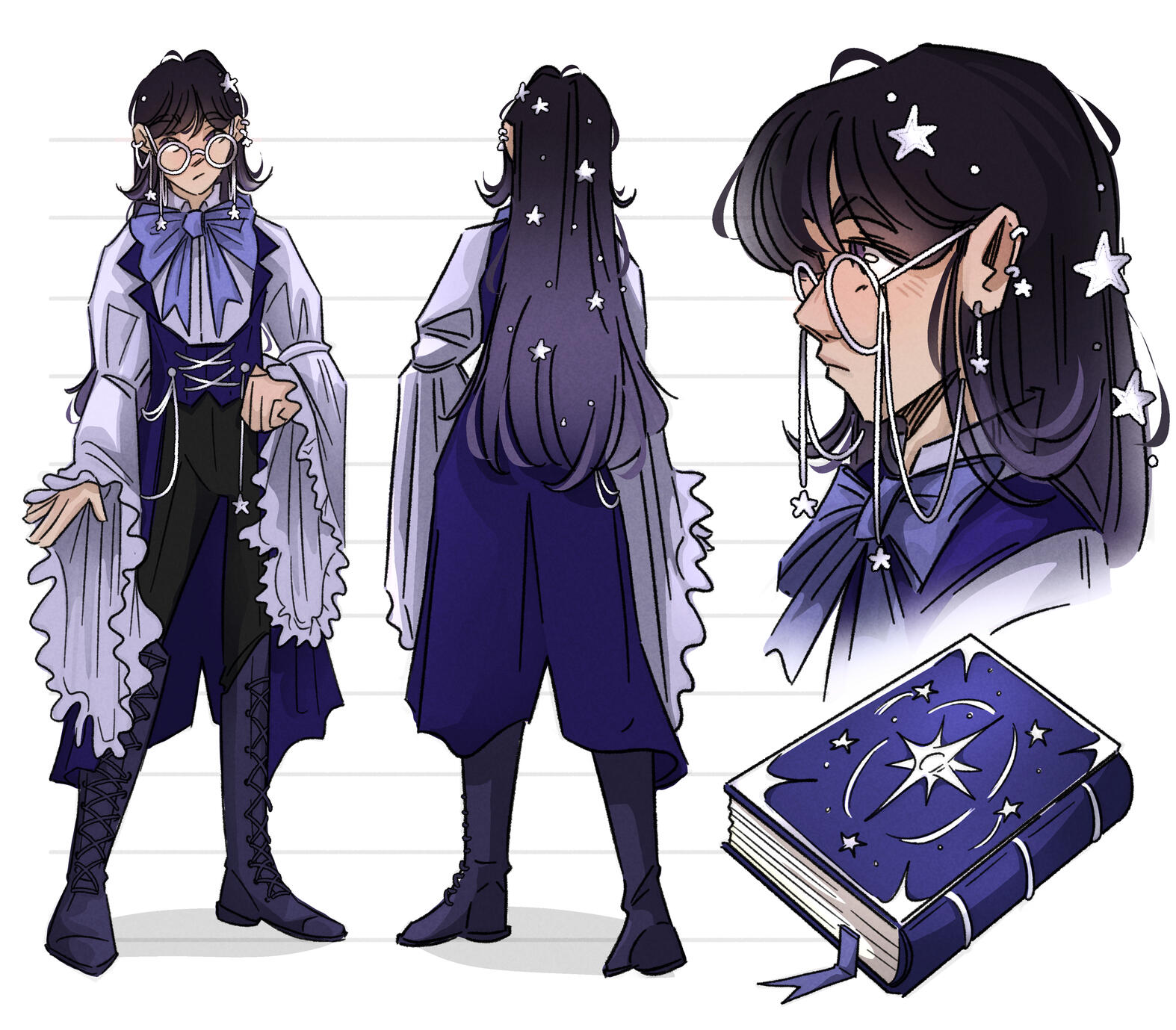 COLORED CHARACTER SHEET